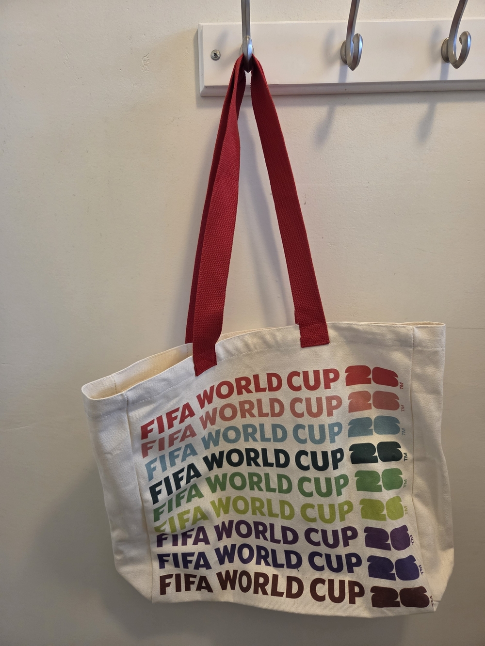 FIFA World Cup Multicolor Canvas Tote Bag - Picture 4 of 4